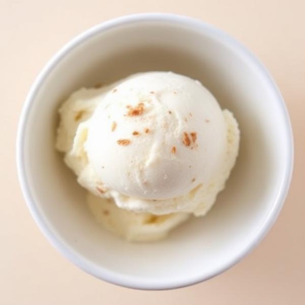 Madagascar Vanilla ice cream scoop